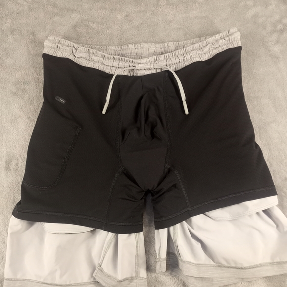 Lululemon Pace Breaker Athletic Shorts Mens Medium 9" Inseam Lined Heather Gray - Picture 12 of 15